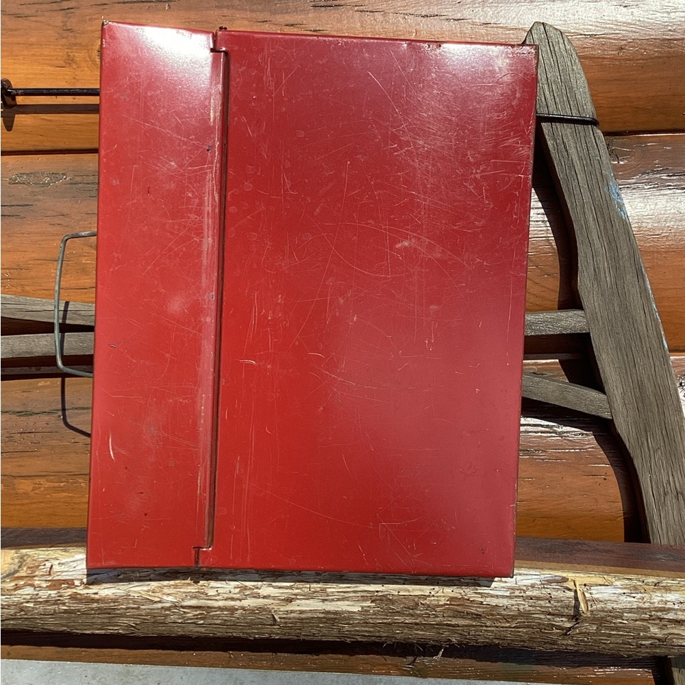 ποΈ Vintage RED PORTA-FILE π§° WOW Vintage Condition - Picture 11 of 16